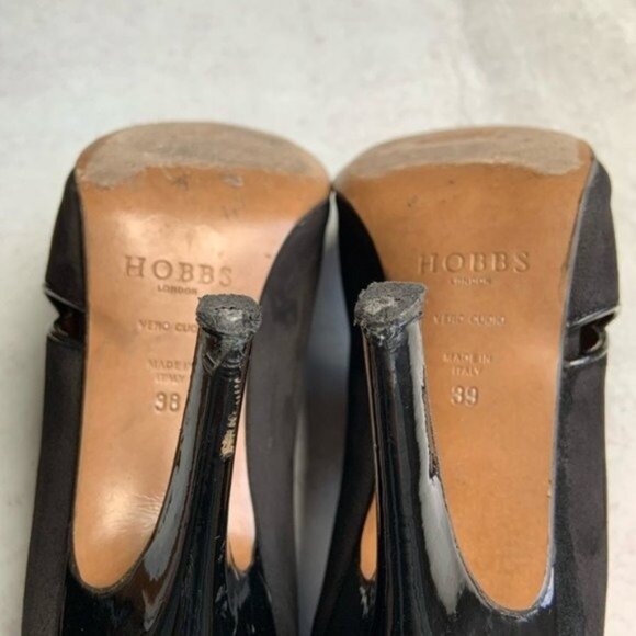 Hobbs London Suede Heels w/ Cutouts - Picture 6 of 6
